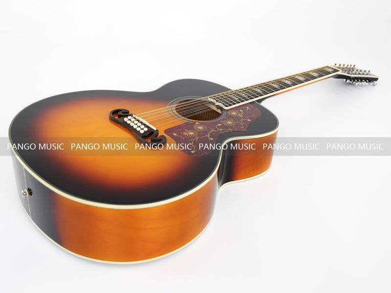 12 Strings 43 inch Sunburst Acoustic Guitar (YMZ-850)