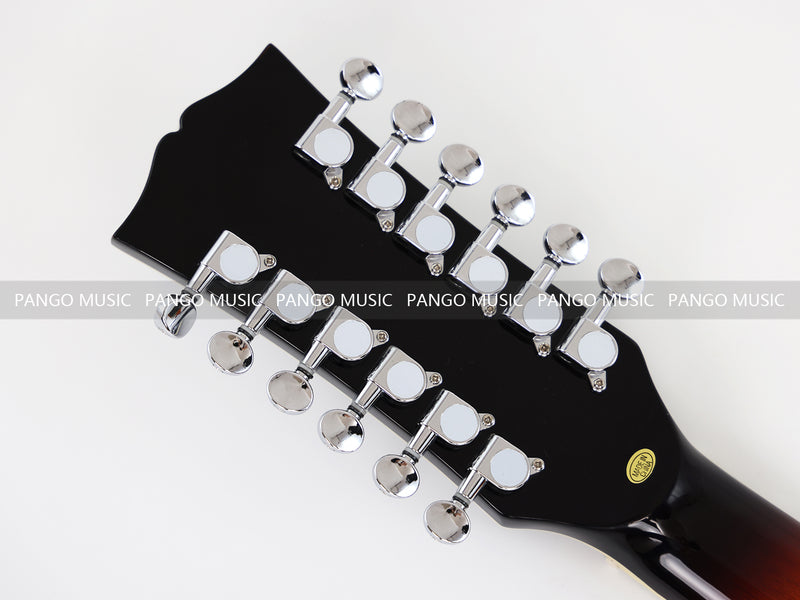 12 Strings 43 inch Sunburst Acoustic Guitar (YMZ-850)