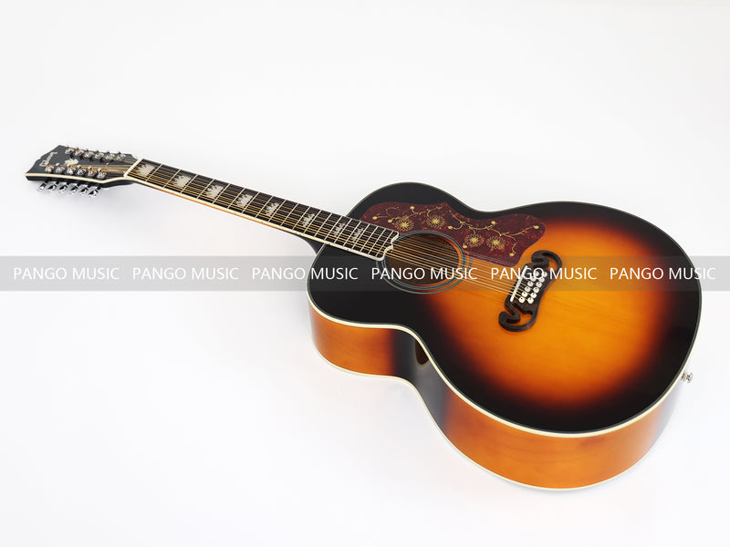 12 Strings 43 inch Sunburst Acoustic Guitar (YMZ-850)