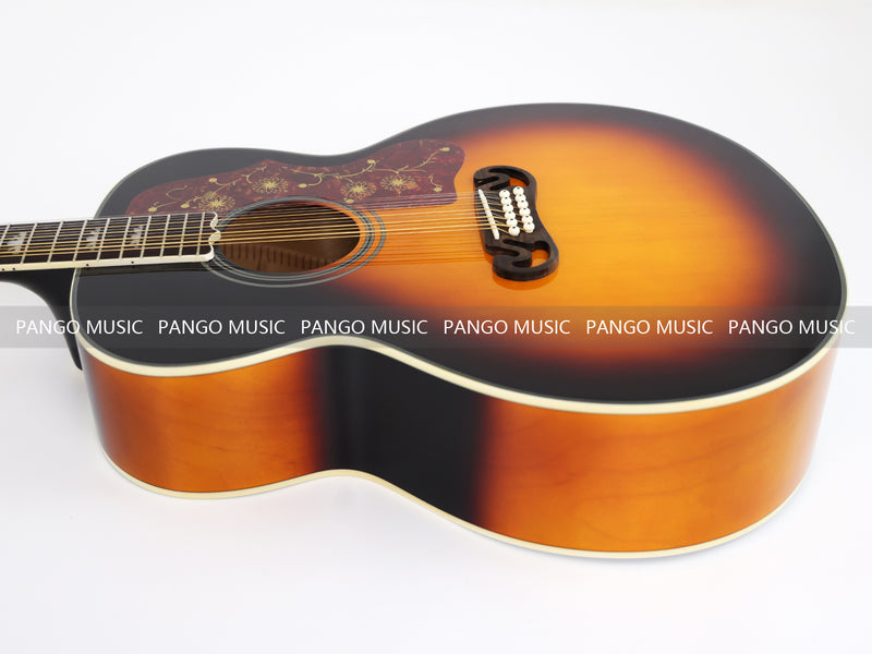 12 Strings 43 inch Sunburst Acoustic Guitar (YMZ-850)