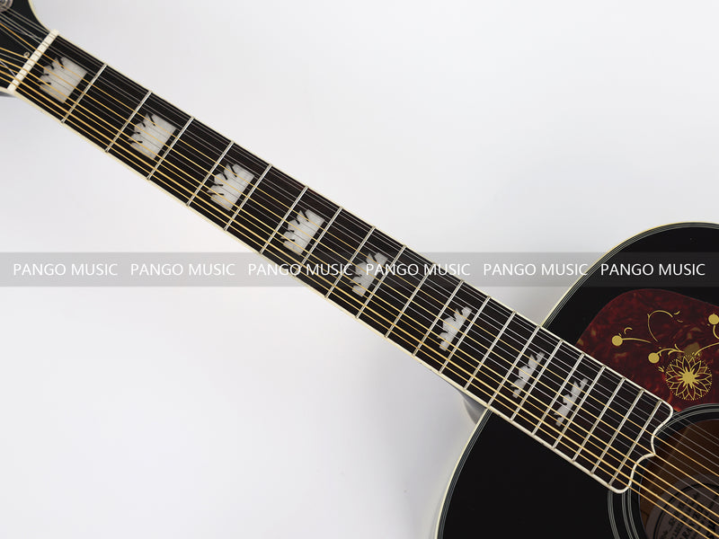 12 Strings 43 inch Sunburst Acoustic Guitar (YMZ-850)