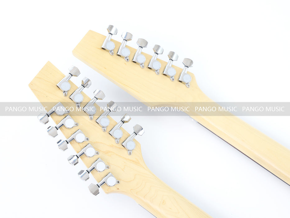 12+6 Strings Double Neck Electric Guitar (17610, No Logo, Limited Edition, Flash Sale)