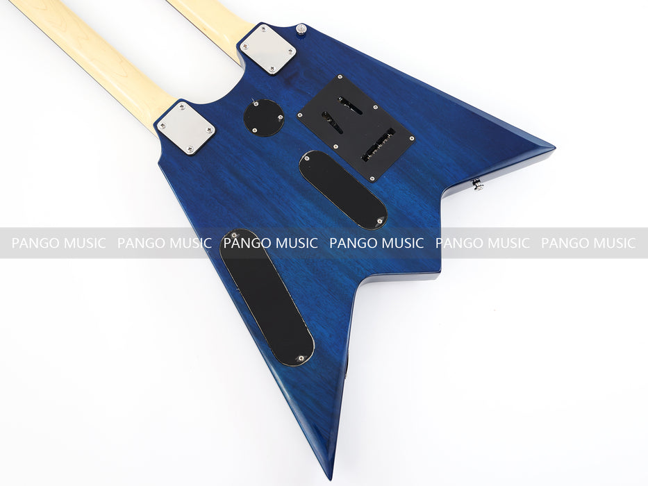 12+6 Strings Double Neck Electric Guitar (17610, No Logo, Limited Edition, Flash Sale)