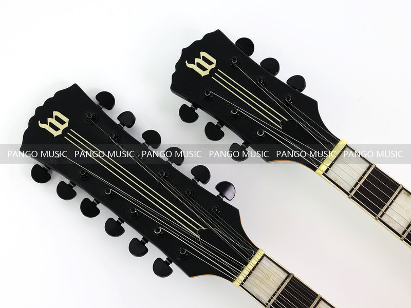 12‑String + 6‑String Double Neck Electric Guitar (LE-400, B Level)