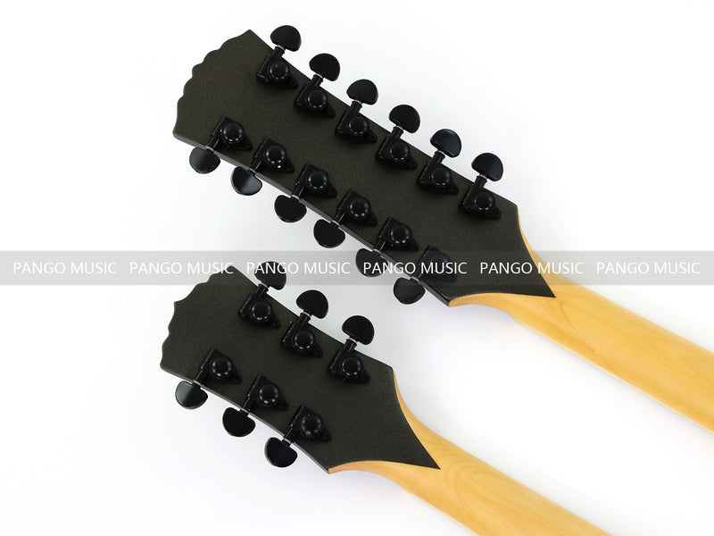 12‑String + 6‑String Double Neck Electric Guitar (LE-400, B Level)