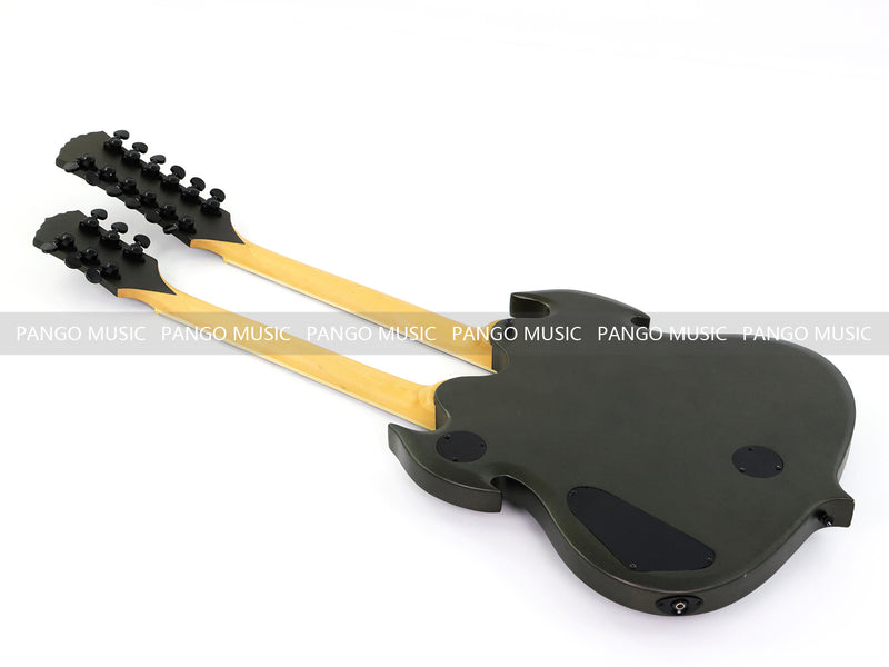 12‑String + 6‑String Double Neck Electric Guitar (LE-400, B Level)