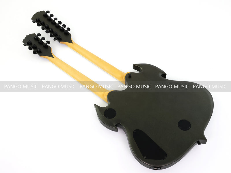 12‑String + 6‑String Double Neck Electric Guitar (LE-400, B Level)