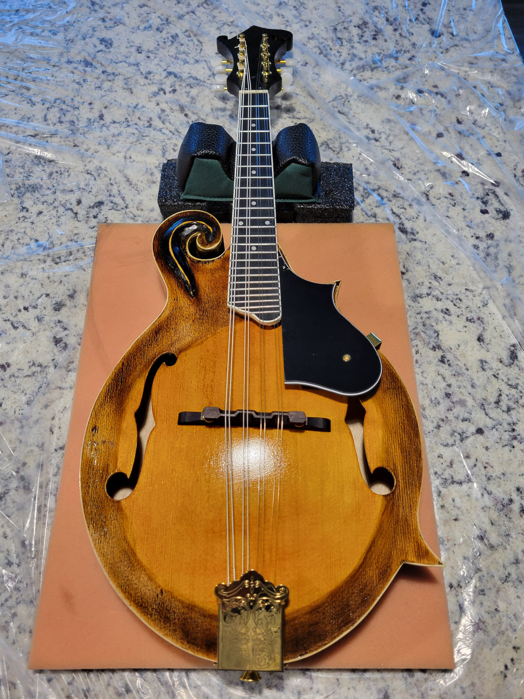 F Style DIY Mandolin Kit of PANGO Music (PMB900) — Guitar Kit Shop
