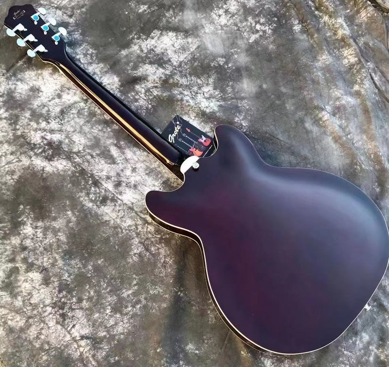 Semi Hollow Body Left Hand Electric Guitar (YMZ-056)