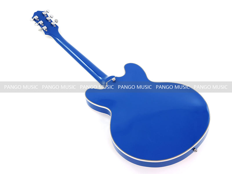 335 Style Semi-Hollow Archtop Union Jack UK Flag Graphic Jazz Electric Guitar (LRG-030)