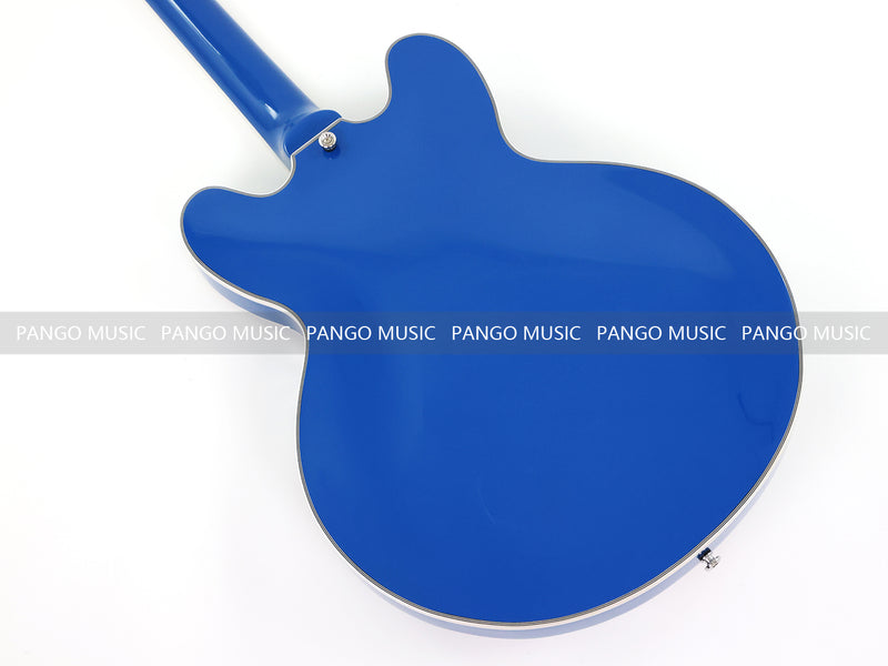 335 Style Semi-Hollow Archtop Union Jack UK Flag Graphic Jazz Electric Guitar (LRG-030)