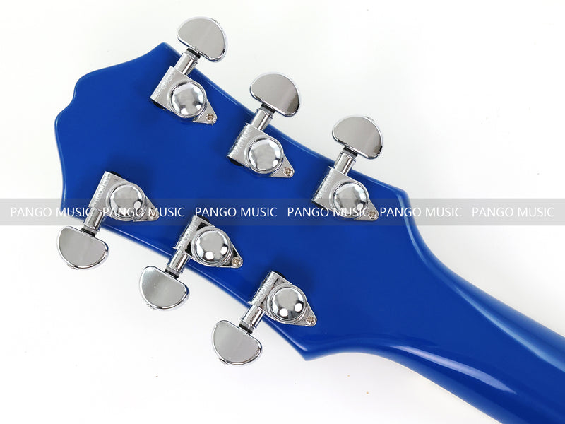 335 Style Semi-Hollow Archtop Union Jack UK Flag Graphic Jazz Electric Guitar (LRG-030)