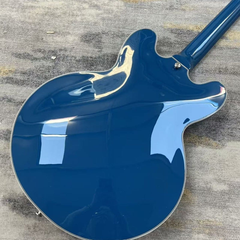 335 Style Semi-Hollow Union Jack UK Flag Graphic Jazz Electric Guitar (LRG-030)