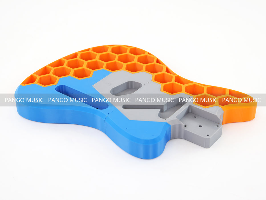 3D Printed PETG Material DIY Electric Guitar Body (3DS-001S)