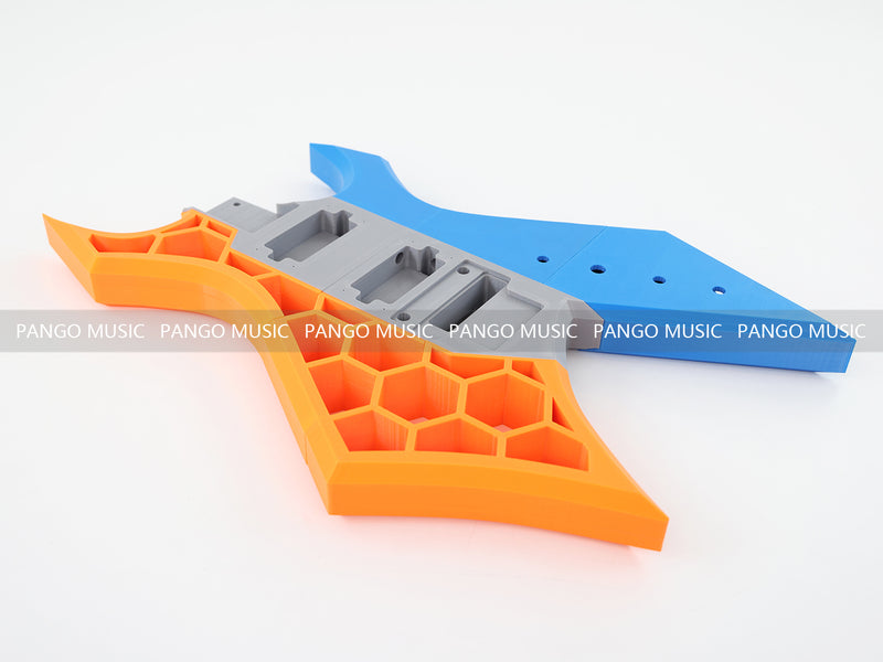 3D Printed PETG Material DIY Electric Guitar Body (3DS-003)