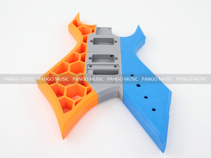 3D Printed PETG Material DIY Electric Guitar Body (3DS-003)