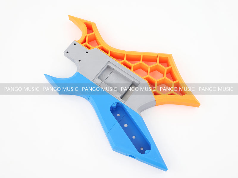 3D Printed PETG Material DIY Electric Guitar Body (3DS-003)