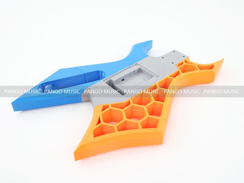 3D Printed PETG Material DIY Electric Guitar Body (3DS-003)