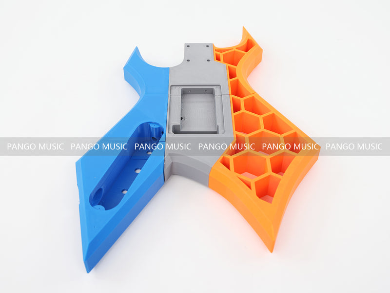 3D Printed PETG Material DIY Electric Guitar Body (3DS-003)