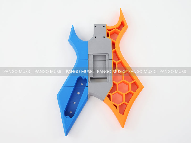 3D Printed PETG Material DIY Electric Guitar Body (3DS-003)