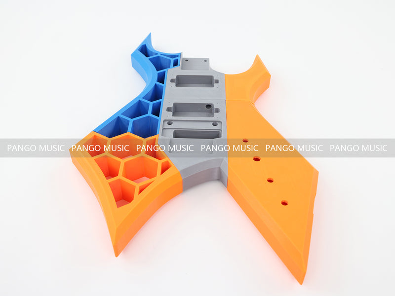 3D Printed PETG Material DIY Electric Guitar Body (3DS-004)