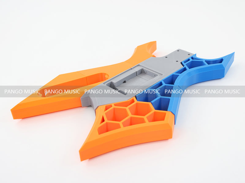 3D Printed PETG Material DIY Electric Guitar Body (3DS-004)