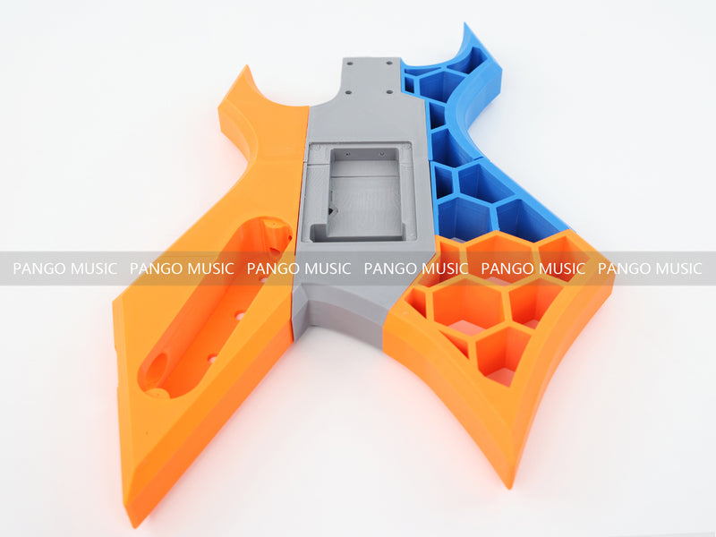 3D Printed PETG Material DIY Electric Guitar Body (3DS-004)