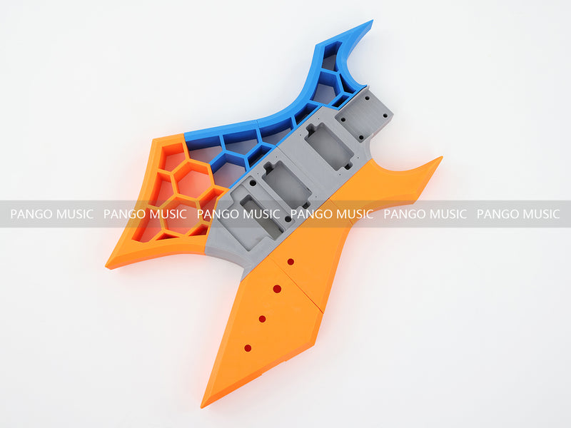 3D Printed PETG Material DIY Electric Guitar Body (3DS-004)