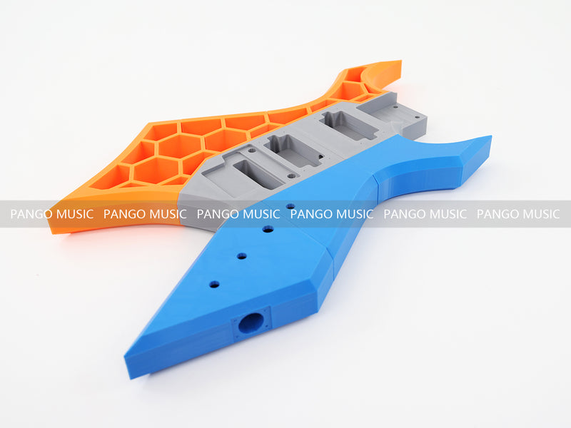 3D Printed PETG Material DIY Electric Guitar Body (3DS-005)