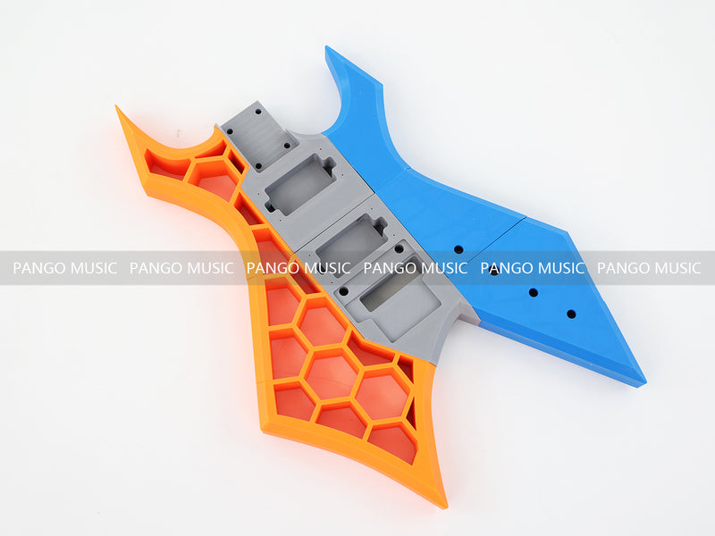 3D Printed PETG Material DIY Electric Guitar Body (3DS-005)