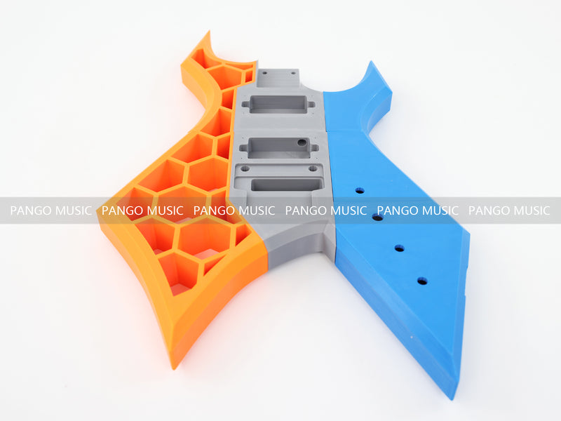 3D Printed PETG Material DIY Electric Guitar Body (3DS-005)