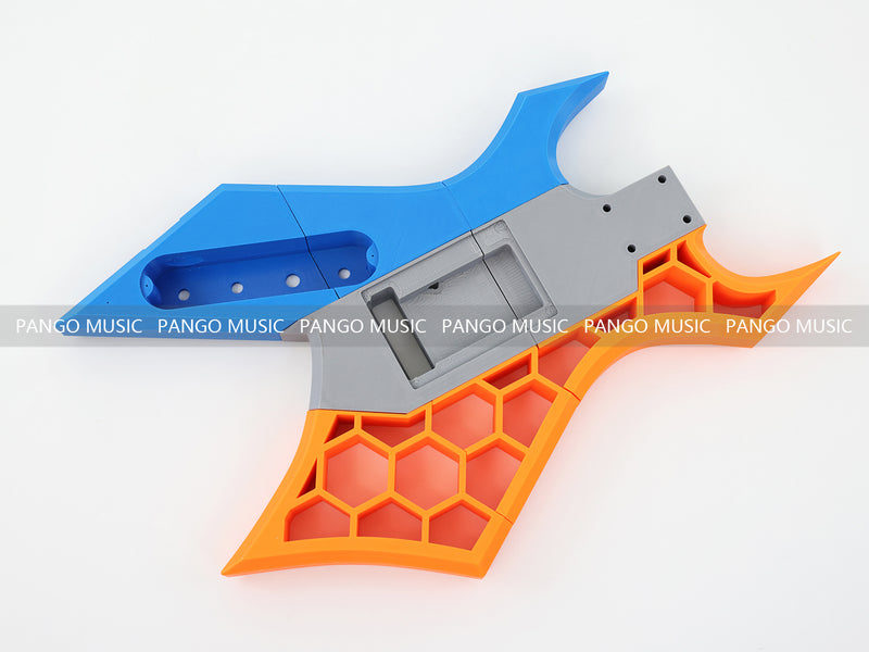 3D Printed PETG Material DIY Electric Guitar Body (3DS-005)