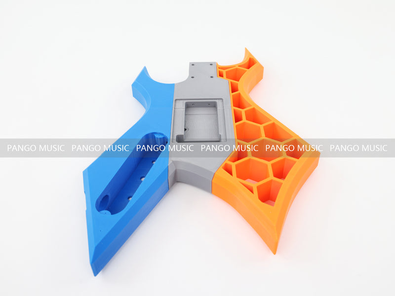 3D Printed PETG Material DIY Electric Guitar Body (3DS-005)