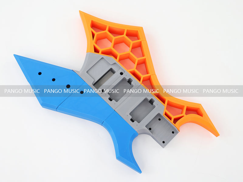 3D Printed PETG Material DIY Electric Guitar Body (3DS-005)