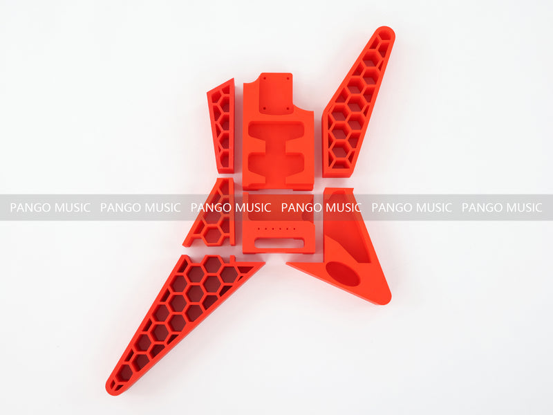 3D Printed PETG Material DIY Electric Guitar Body (3DS-006)