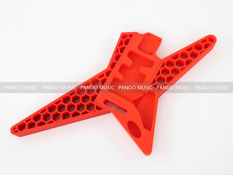 3D Printed PETG Material DIY Electric Guitar Body (3DS-006)