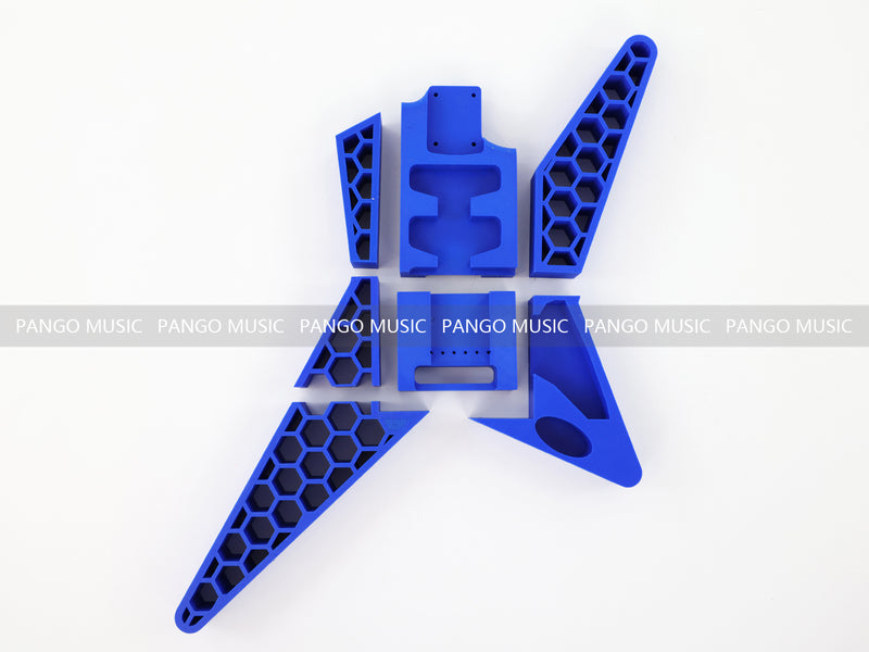 3D Printed PETG Material DIY Electric Guitar Body (3DS-007)