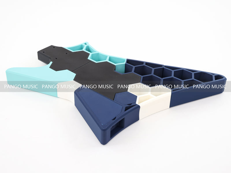 3D Printed PETG Material DIY Electric Guitar Body (3DS-008)
