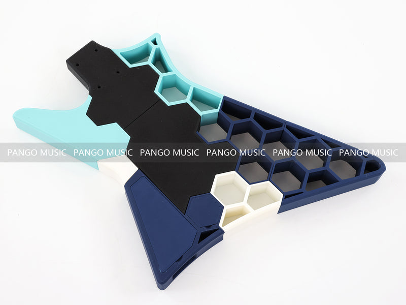 3D Printed PETG Material DIY Electric Guitar Body (3DS-008)