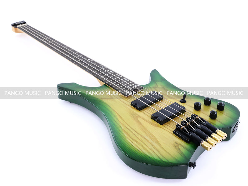 4-String Headless Ash Wood Body Electric Bass Guitar (PJX-680X)