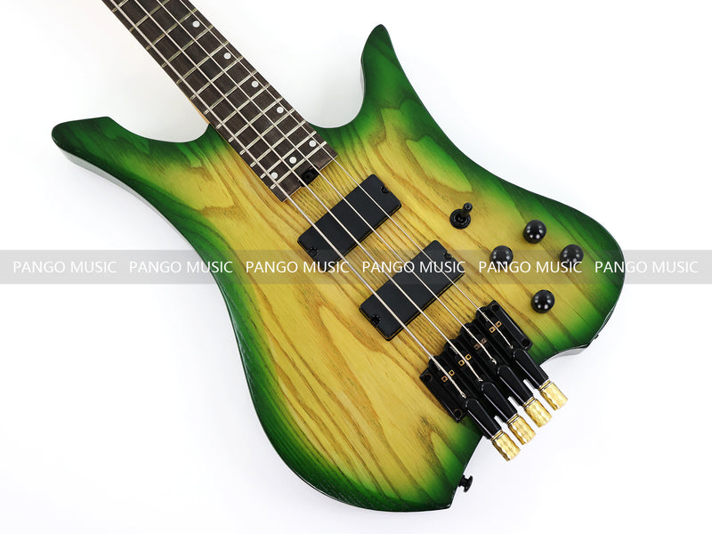 4-String Headless Ash Wood Body Electric Bass Guitar (PJX-680X)