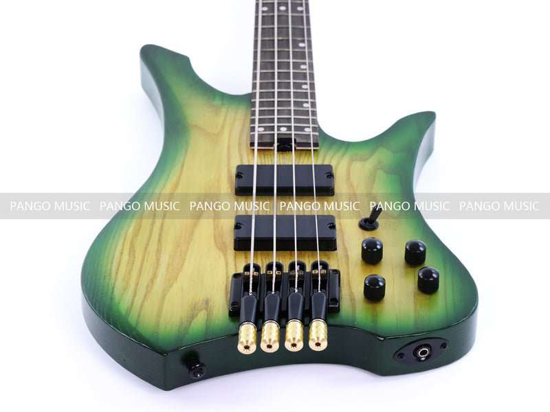 4-String Headless Ash Wood Body Electric Bass Guitar (PJX-680X)