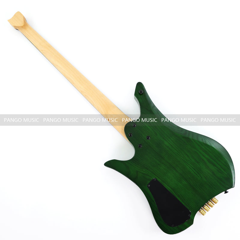 4-String Headless Ash Wood Body Electric Bass Guitar (PJX-680X)