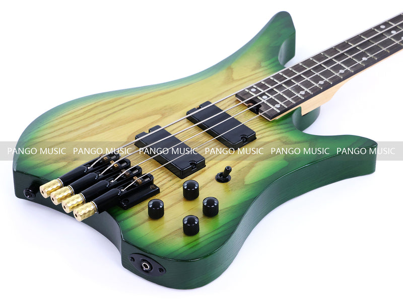 4-String Headless Ash Wood Body Electric Bass Guitar (PJX-680X)