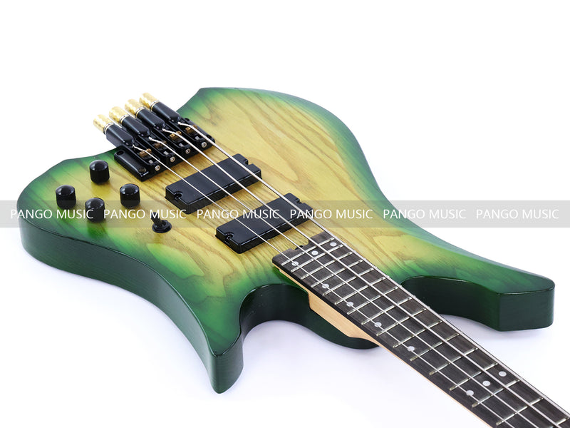 4-String Headless Ash Wood Body Electric Bass Guitar (PJX-680X)
