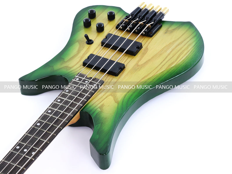 4-String Headless Ash Wood Body Electric Bass Guitar (PJX-680X)