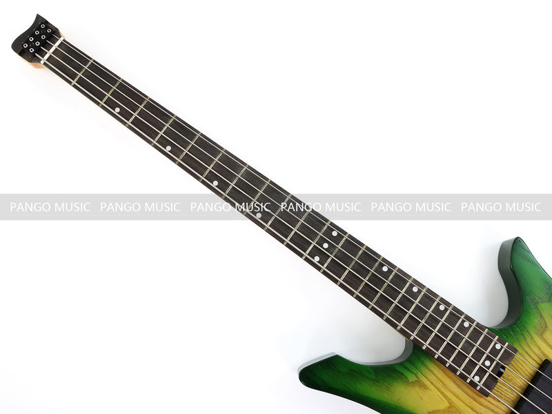 4-String Headless Ash Wood Body Electric Bass Guitar (PJX-680X)