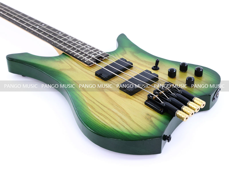 4-String Headless Ash Wood Body Electric Bass Guitar (PJX-680X)
