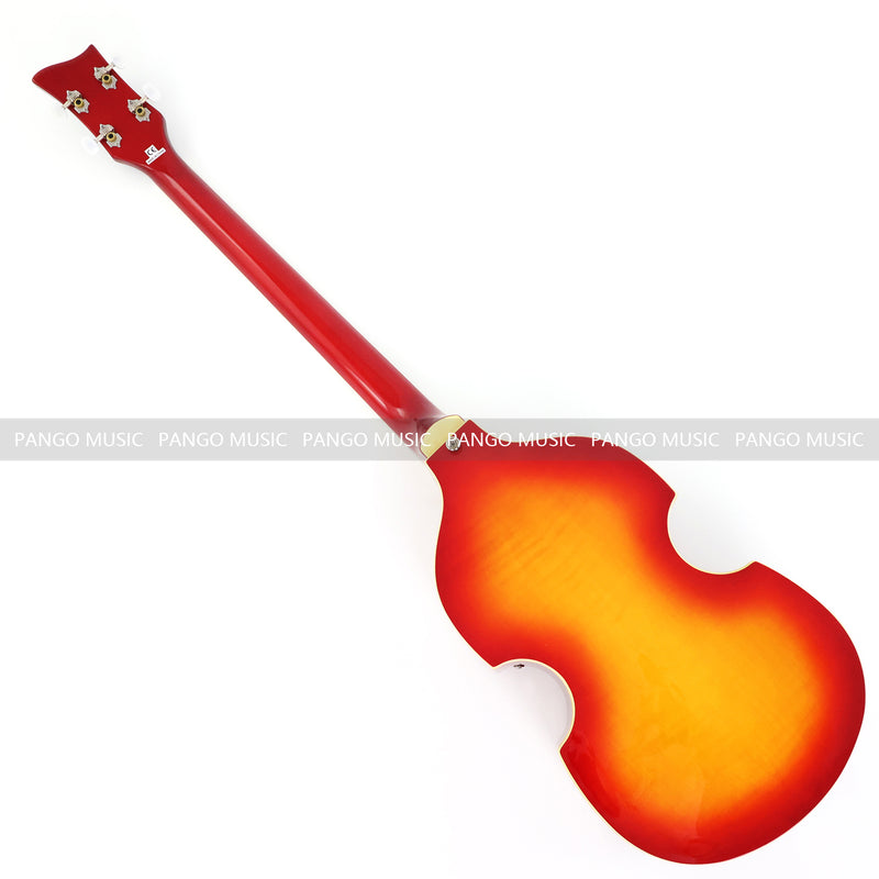 4-String Thick Semi-Hollow Body Violin Style Electric Bass Guitar (PHY-125X)