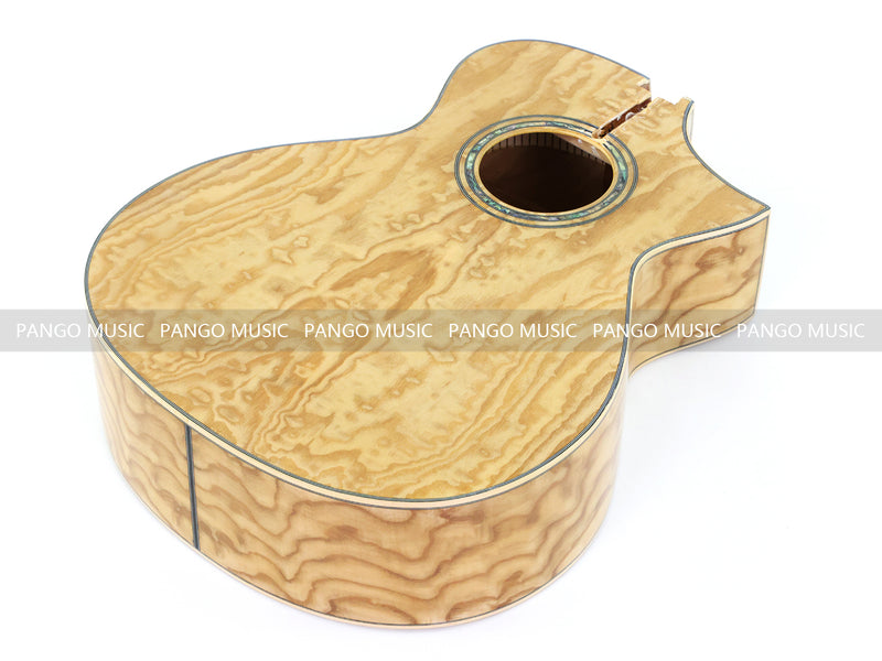 41-inch Solid Spruce Top Gloss Finish DIY Acoustic Guitar (PHT-001)